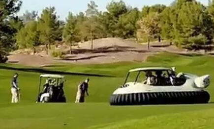 气垫式高尔夫球车